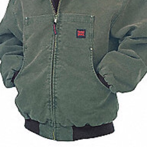 Tough duck bomber jacket size large never worn - Picture 2 of 2